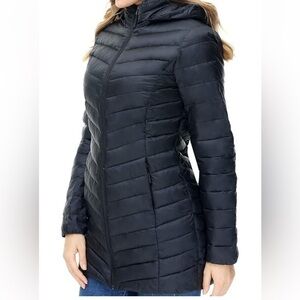 Oeko-Tex women’s long puffer xs